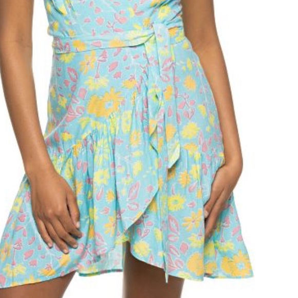 XIX Palms Capri Wrap Party Mini Dress XS - Picture 3 of 7